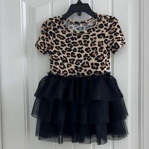 Posh Peanut Leopard Print Tutu Dress